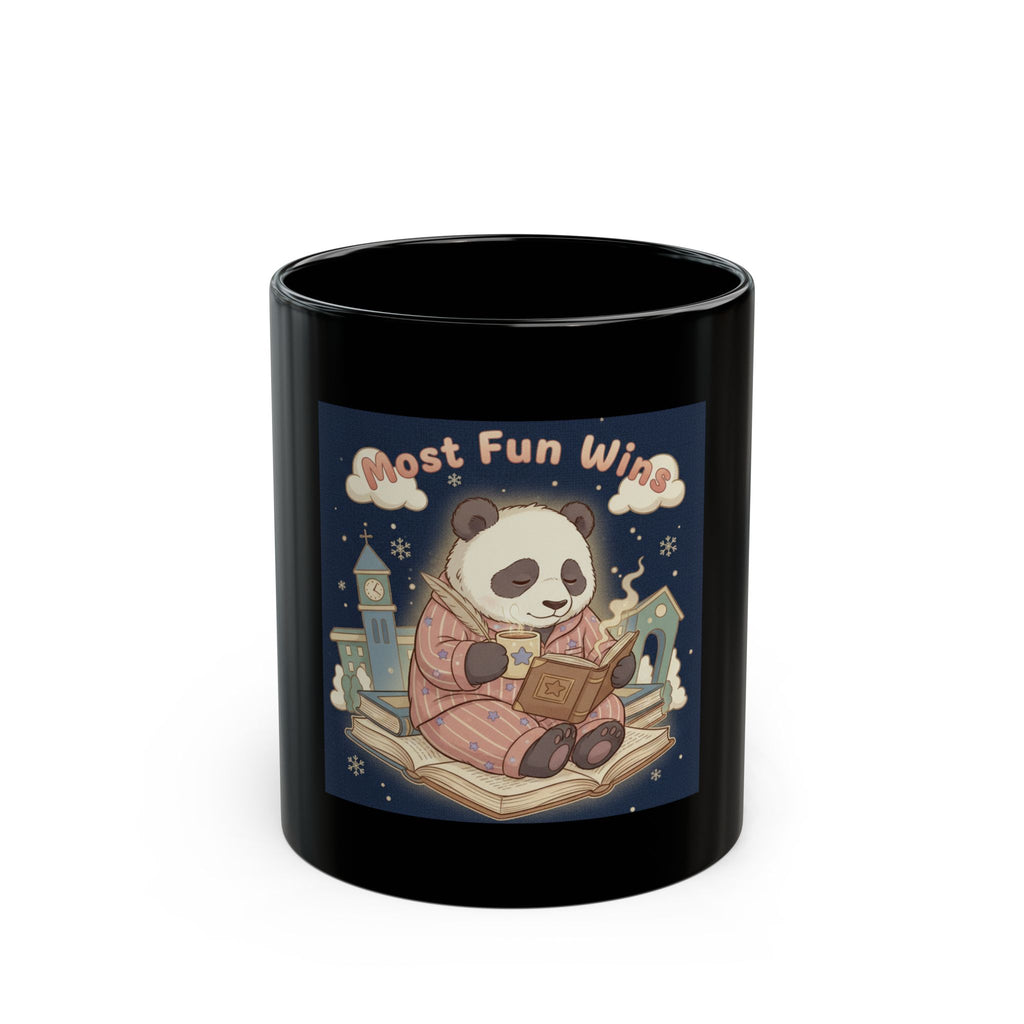 Bunny Black Mug 11oz – Most Fun Wins
