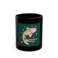 Bunny Black Mug 11oz – You Are Allowed to Grow Slowly