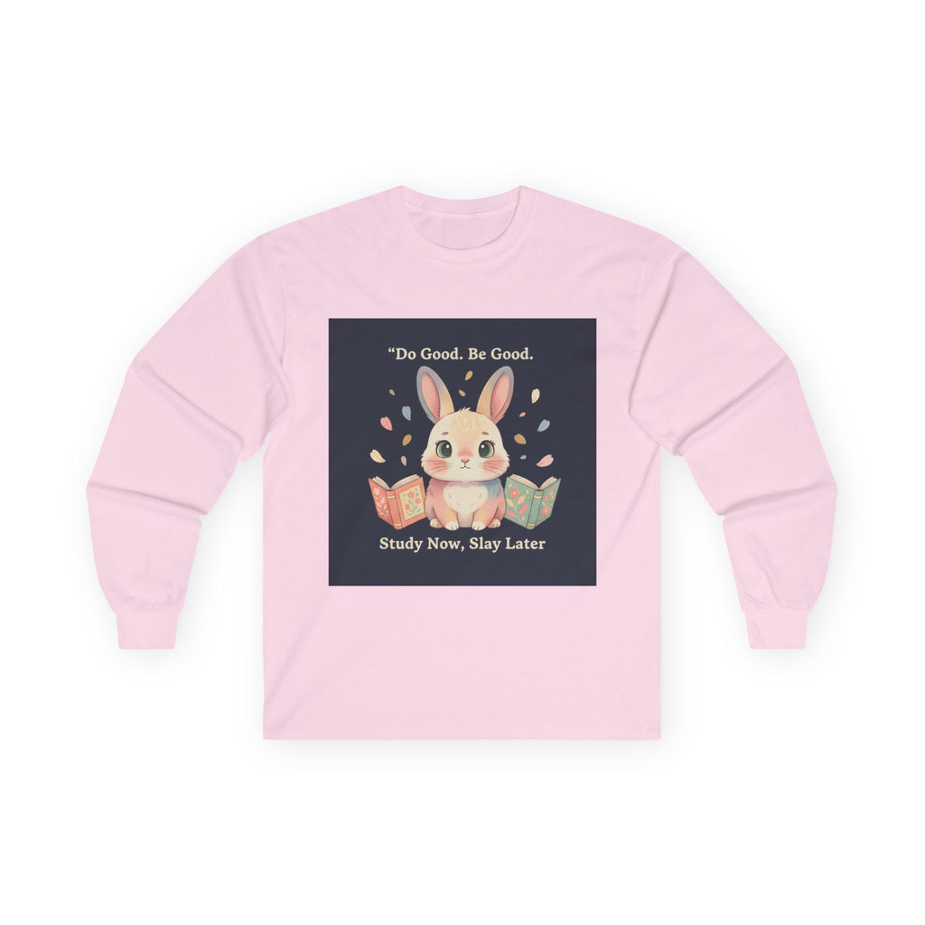 Bunny Long Sleeve Tee – Do Good Be Good Study Now Slay Later