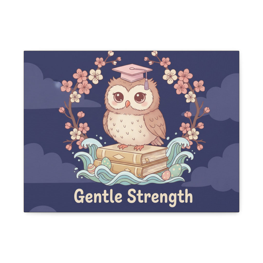 Owl Canvas Print – Gentle Strength