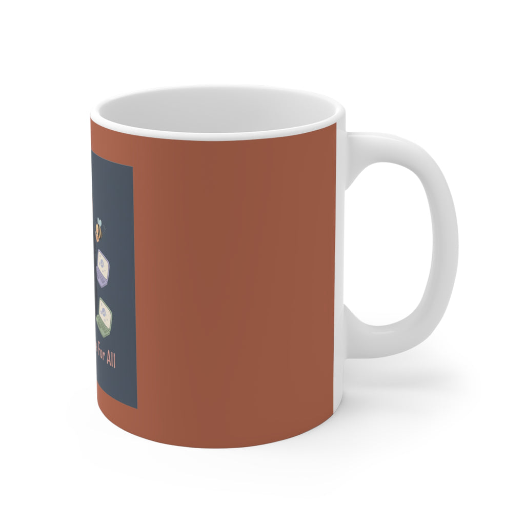 Black Cat Mug 11oz – Liberty and Justice for All