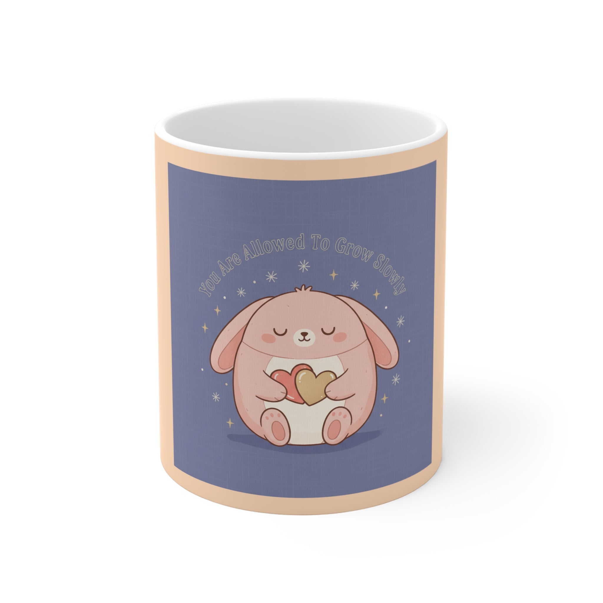 Rabbit Mug 11oz – You Are Allowed to Grow Slowly