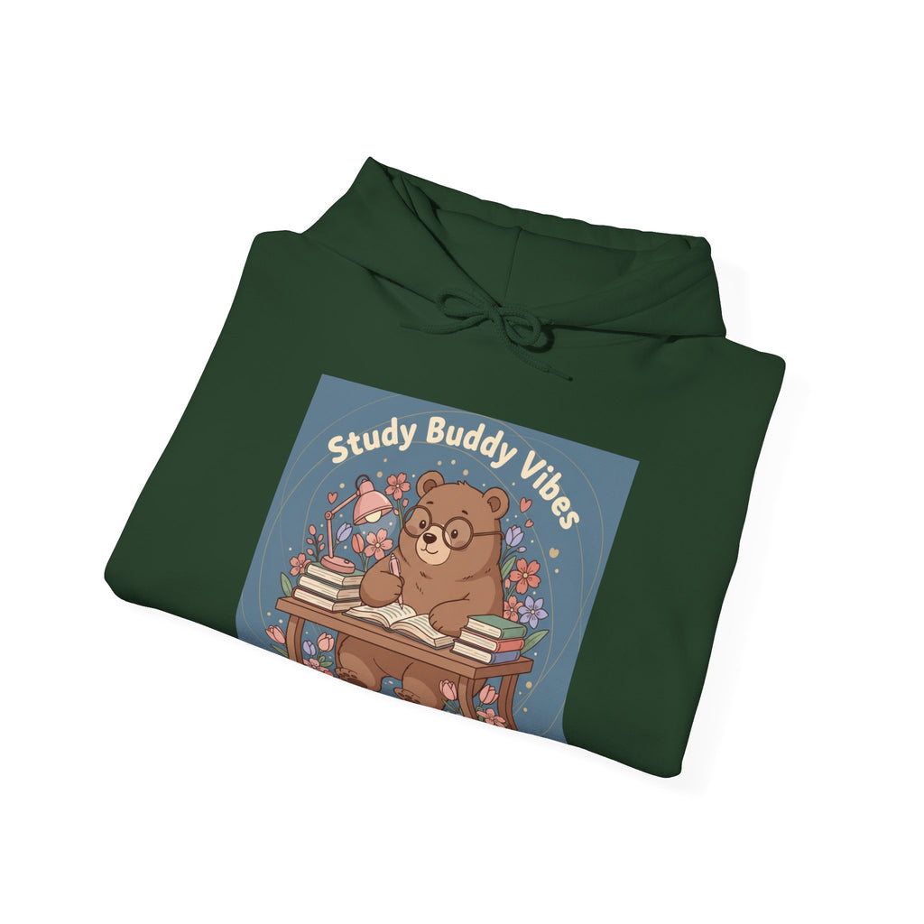 Bear Hoodie – Study Buddy Vibes
