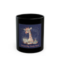 Bunny Black Mug 11oz – Dream Big Study Hard