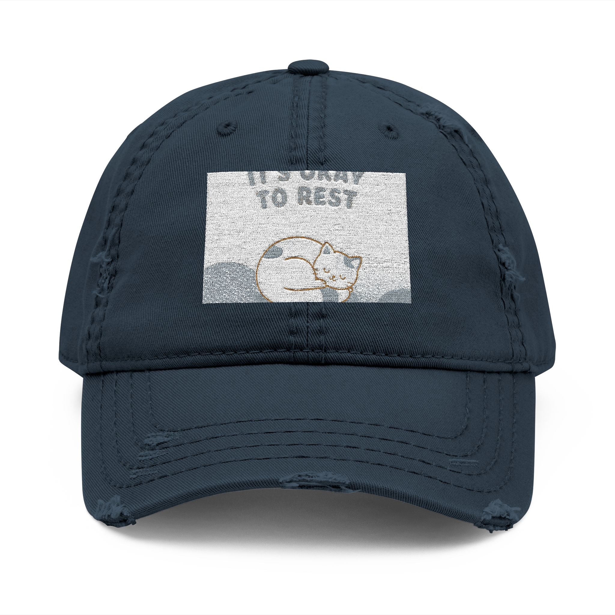 "NEEDS_OCR_SCAN" Black Cat Dad Hat | Trendy Gift for Her | Lifestyle | KayKay Classics