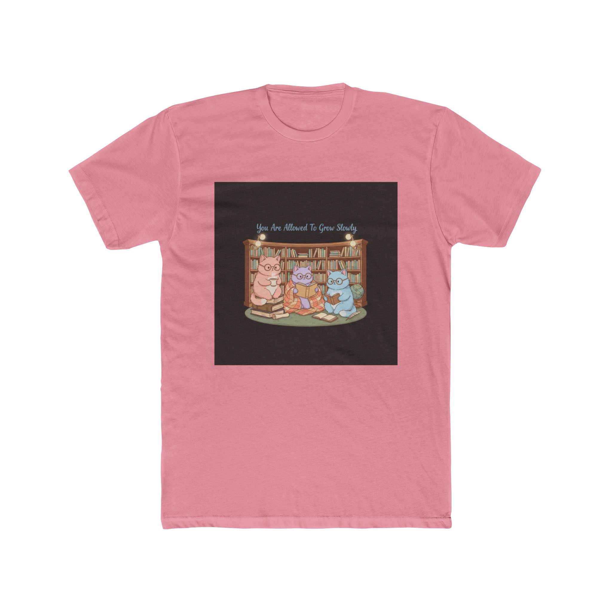 Cats With Glasses Unisex Tee – You Are Allowed to Grow Slowly