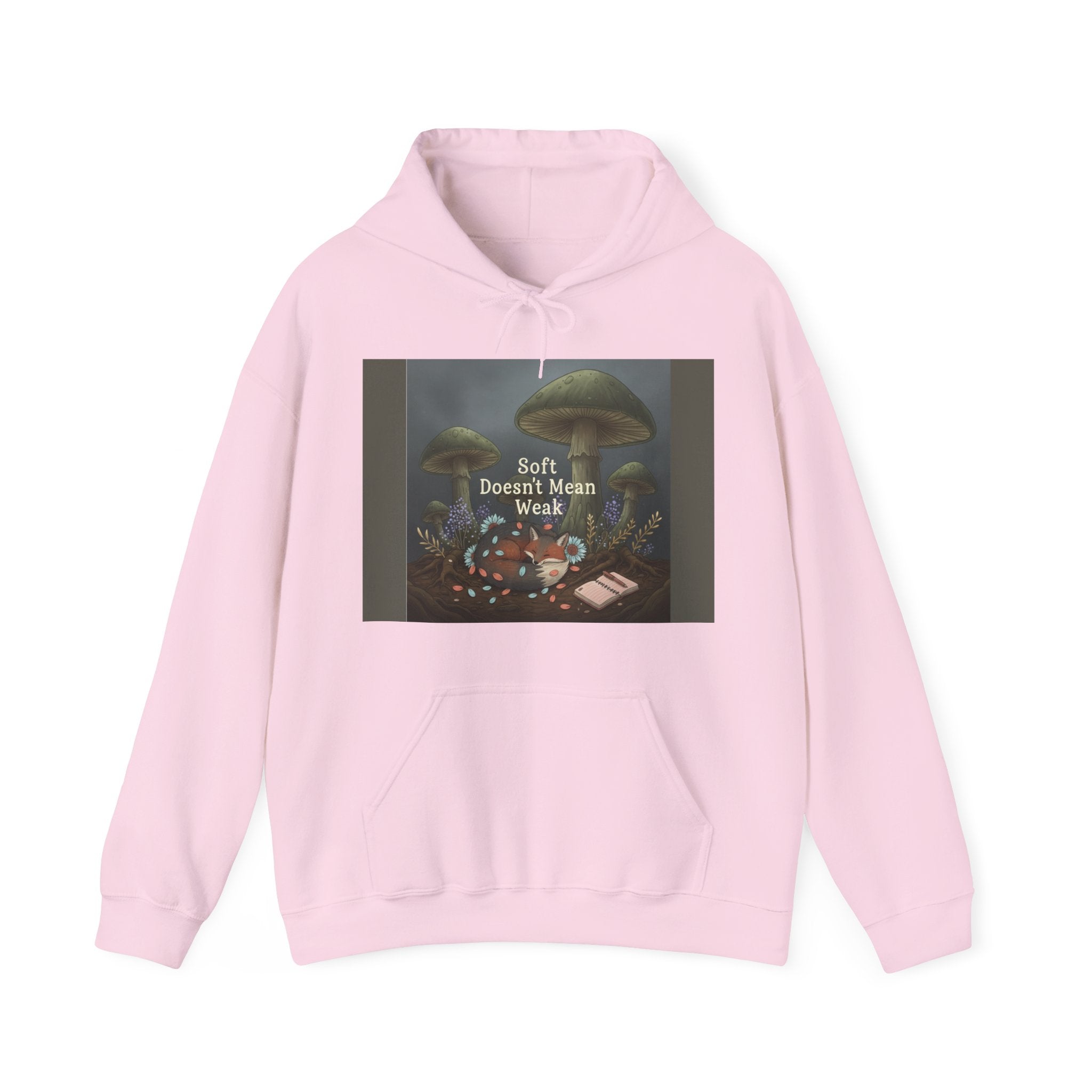 Fox Hoodie – Soft Doesnt Mean Weak