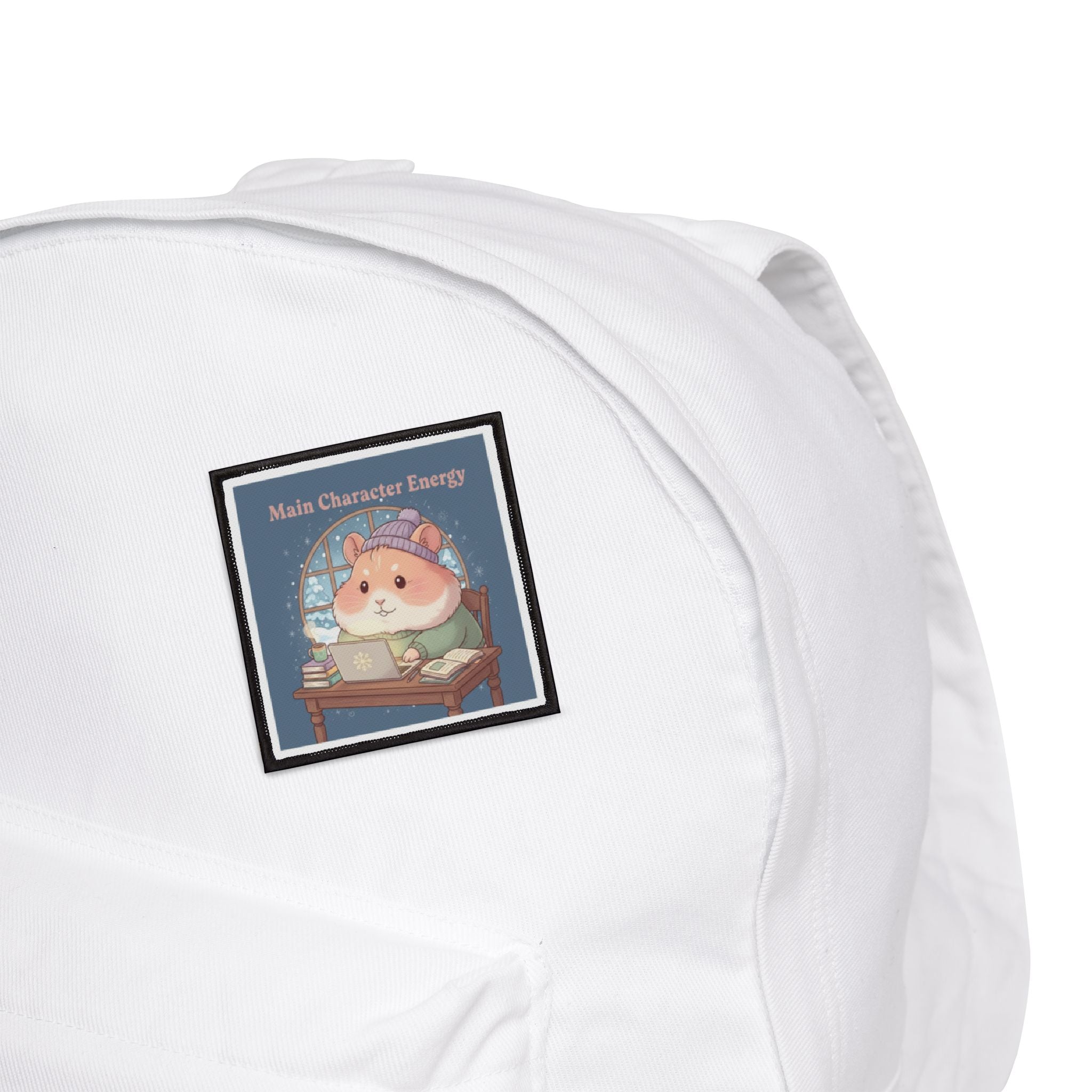 Hamster Iron-On Patch – Main Character Energy