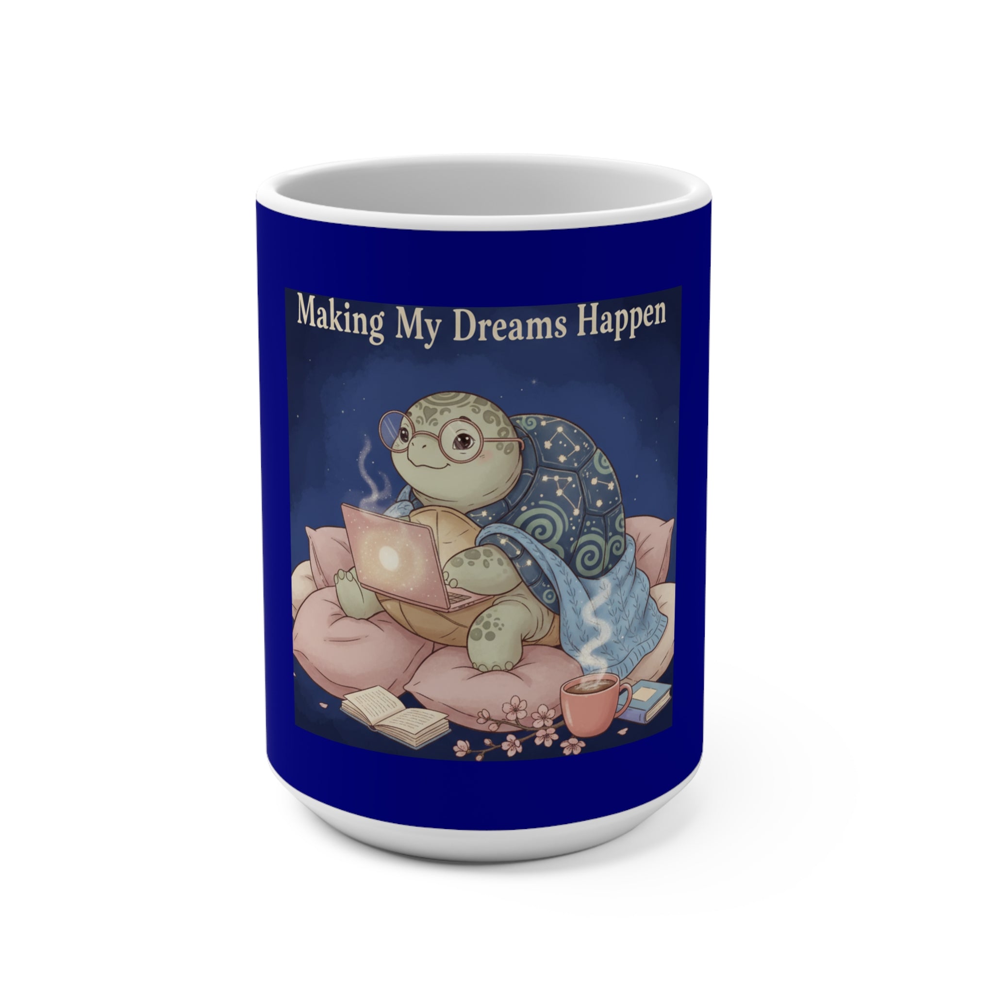 Turtle Mug 15oz – Making My Dreams Happen