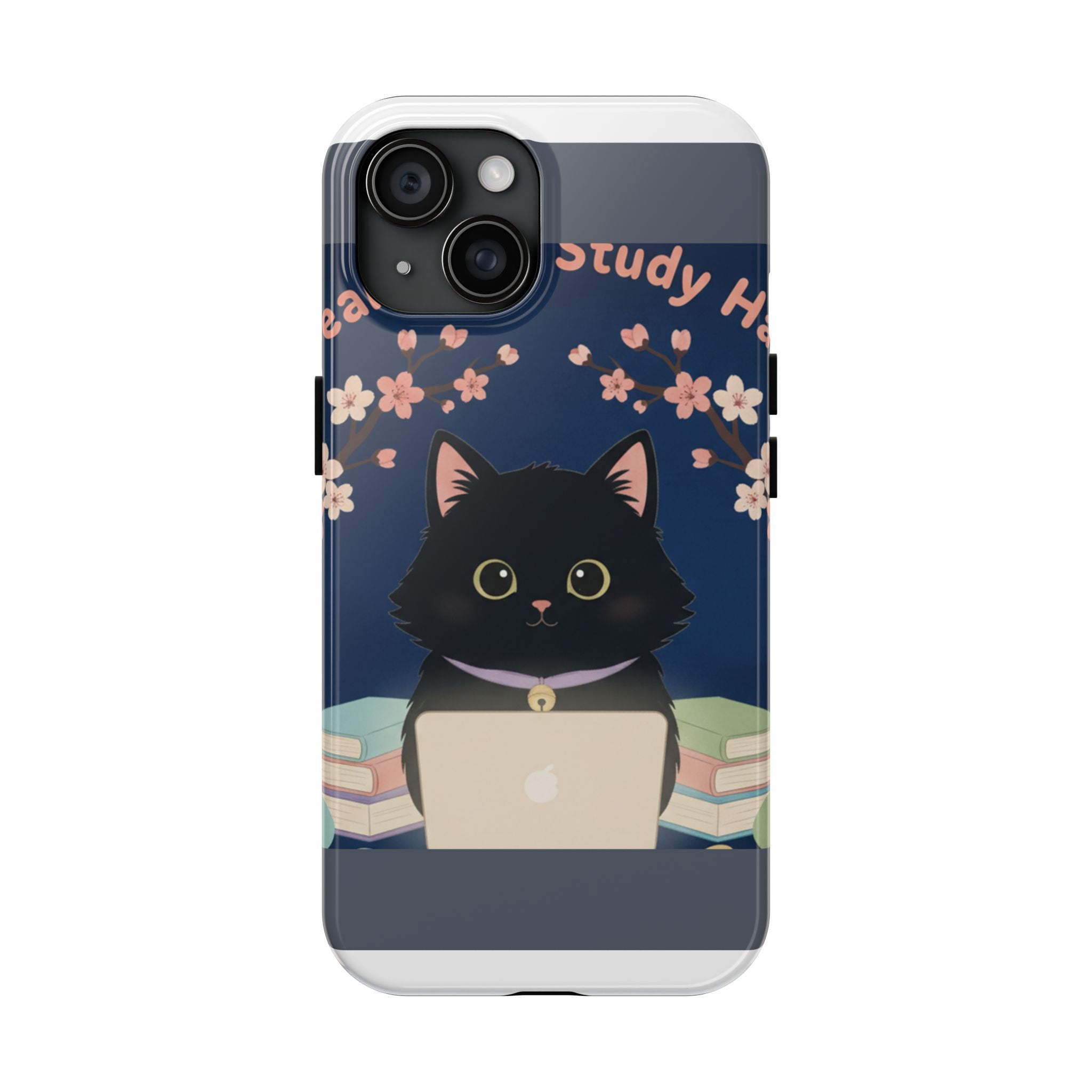 Black Cat Tough Phone Case – Dream Big Study Hard