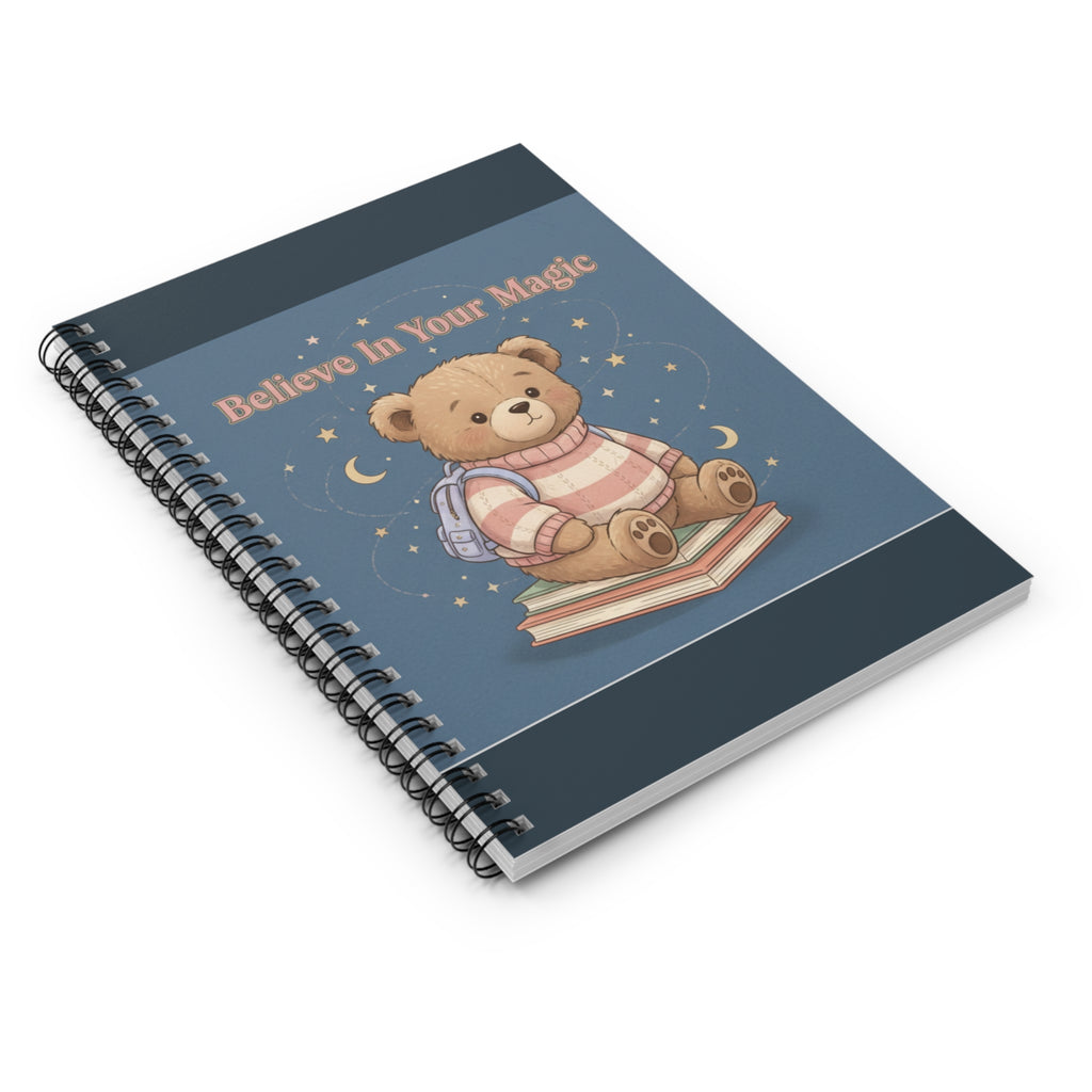 Bear Spiral Notebook – Believe in Your Magic