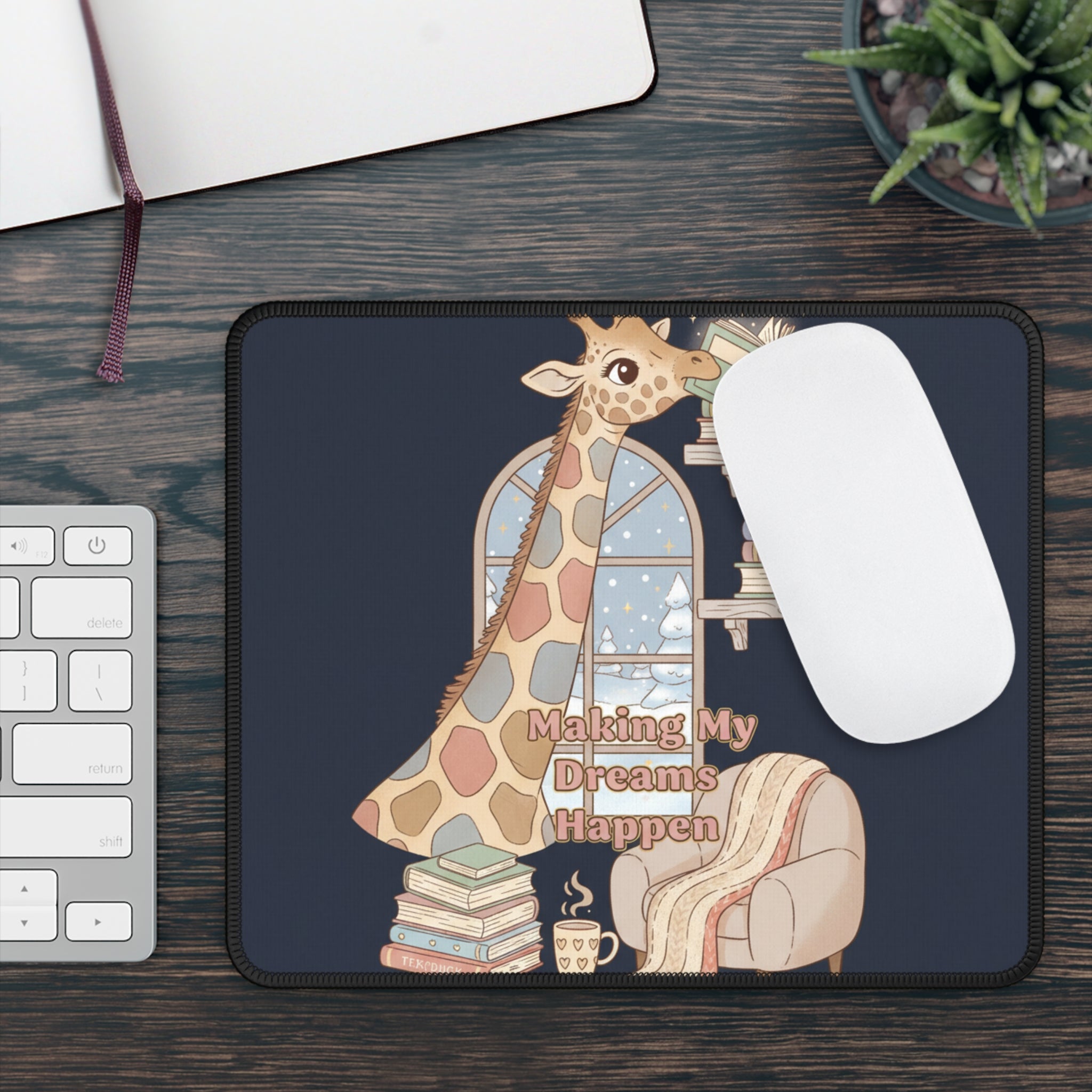 Giraffe Mouse Pad – Making My Dreams Happen