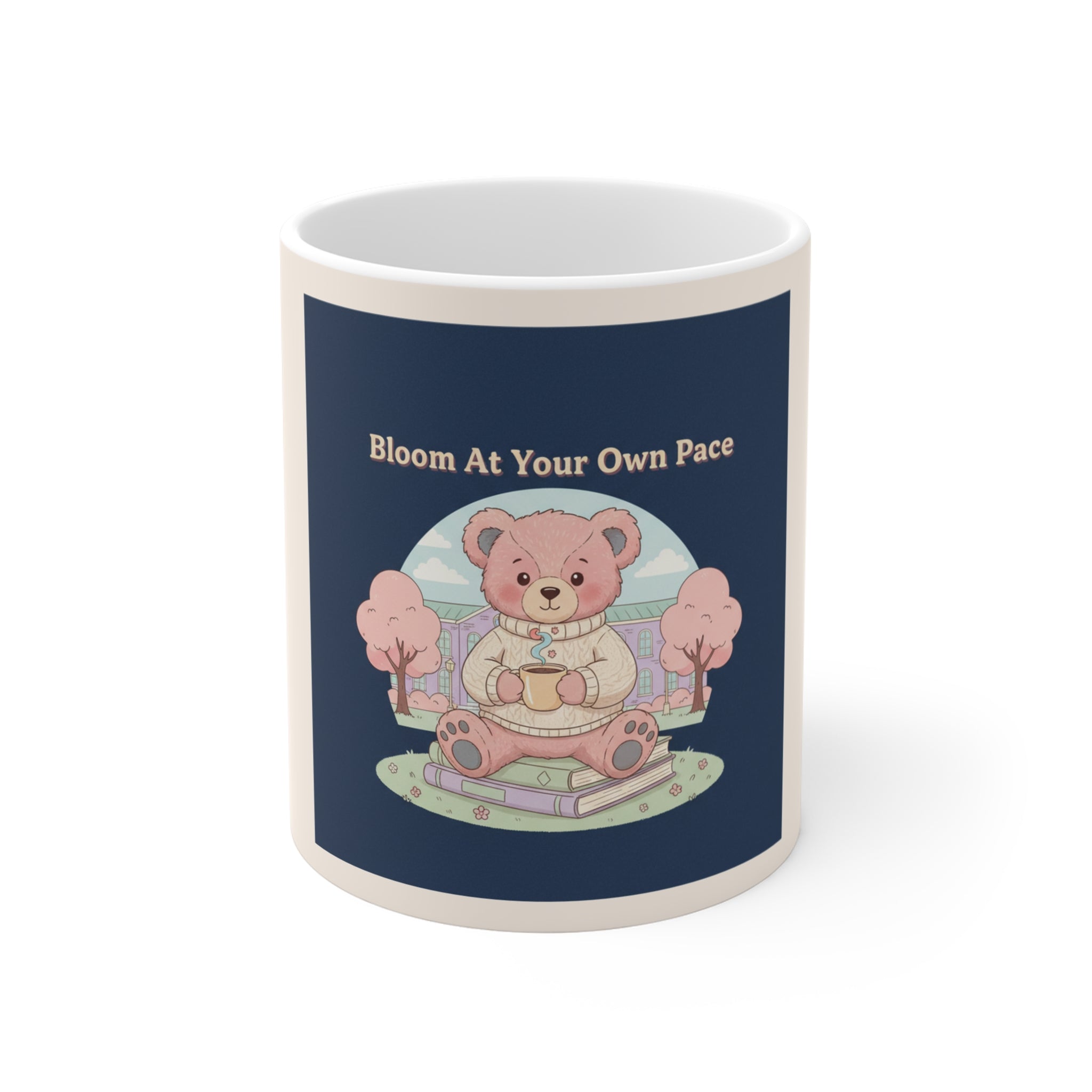 Bear Mug 11oz – Bloom at Your Own Pace