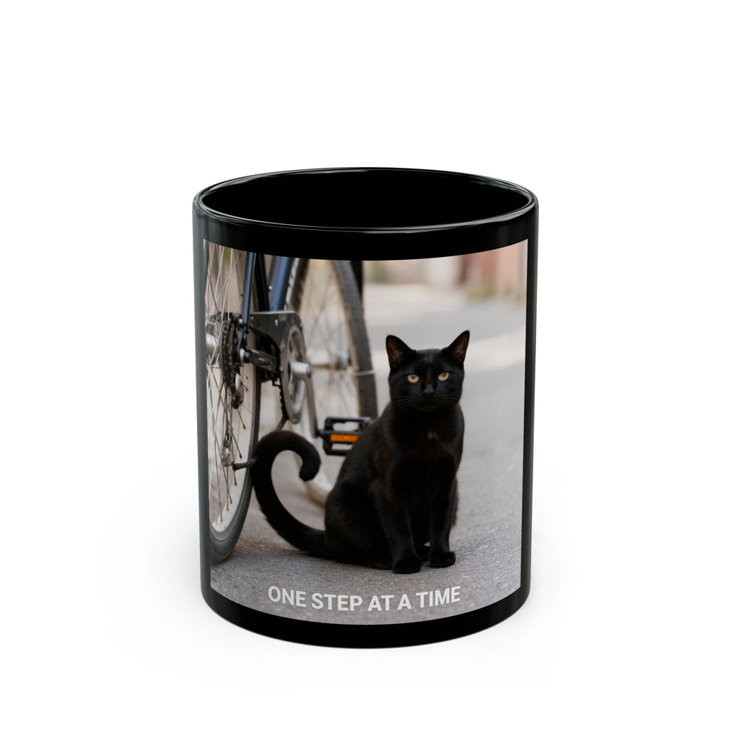 Cat Black Mug 11oz