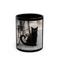 Cat Black Mug 11oz