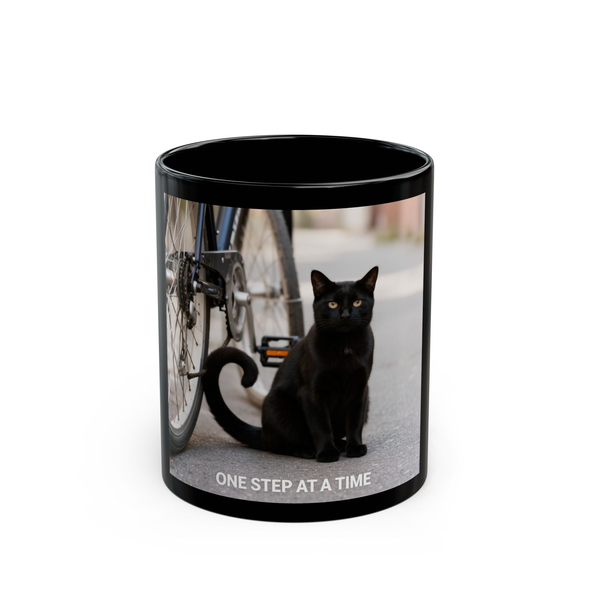 Cat Black Mug 11oz