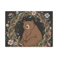 Bear Canvas Print – Study Buddy Vibes