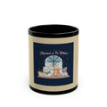 Cat Black Mug 11oz – Florece a Tu Ritmo