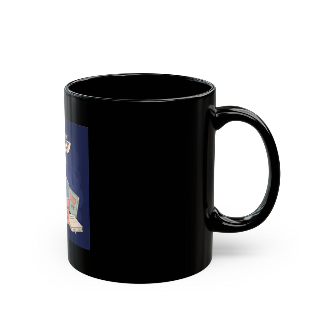 Giraffe Black Mug 11oz – Be Gentle With Yourself