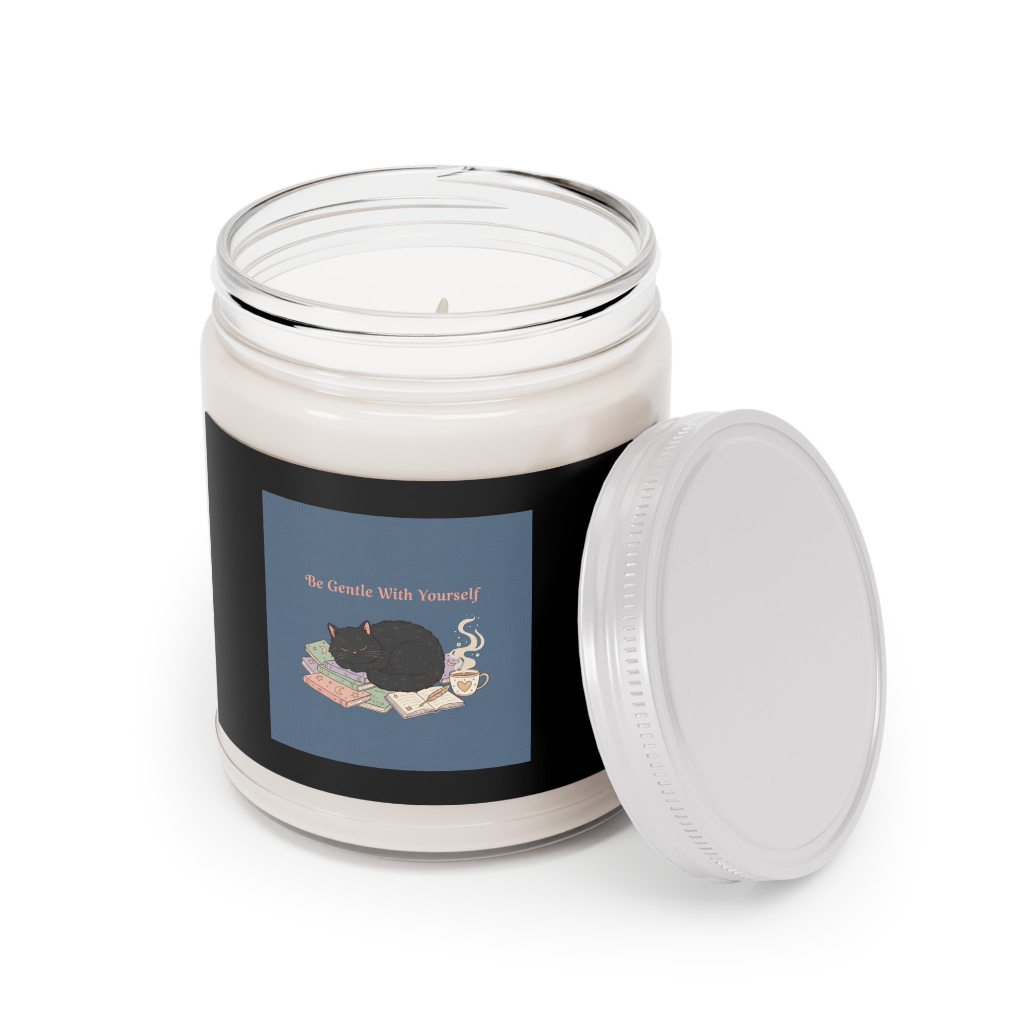 Black Cat Scented Candle – Be Gentle With Yourself