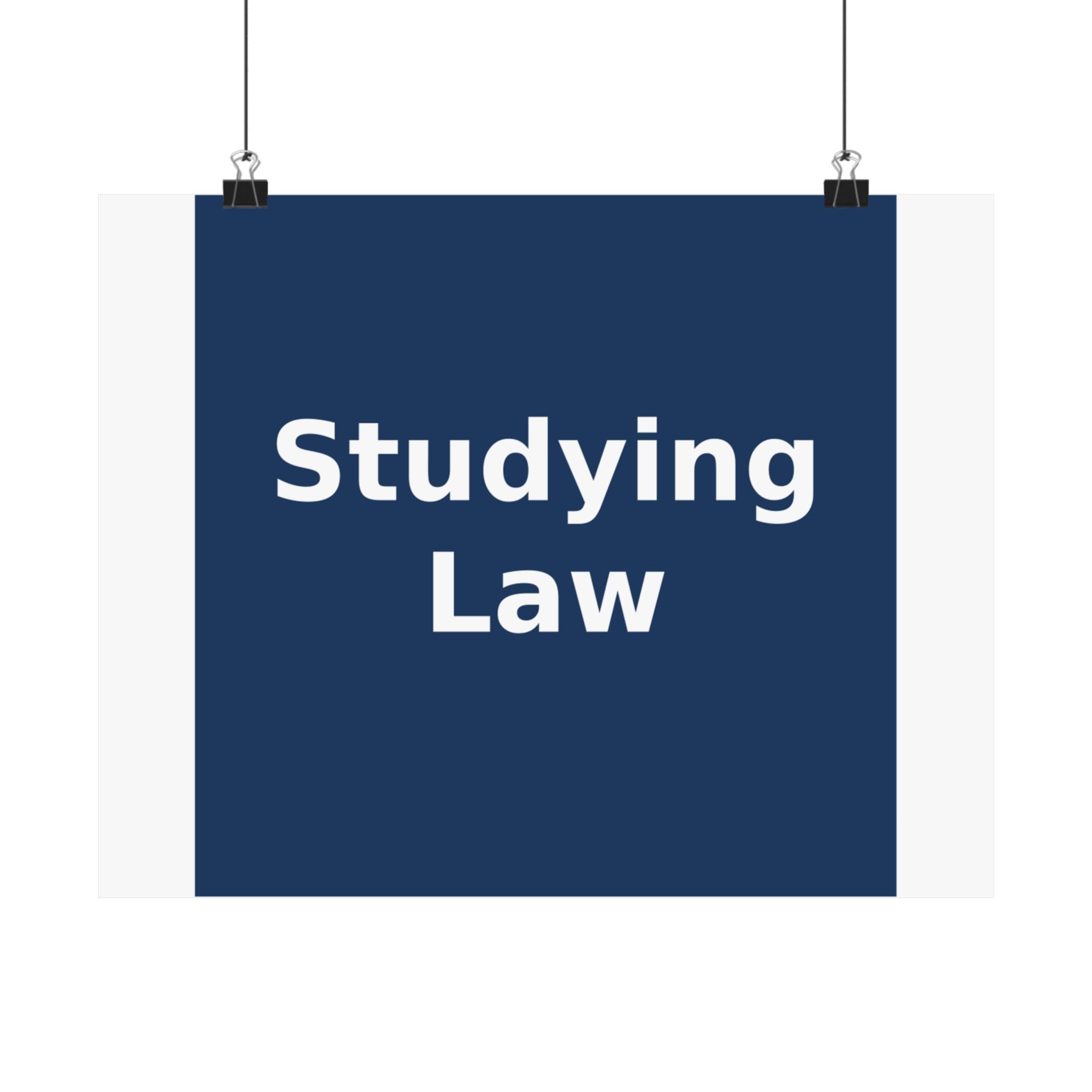 Studying Law - KayKay Poster