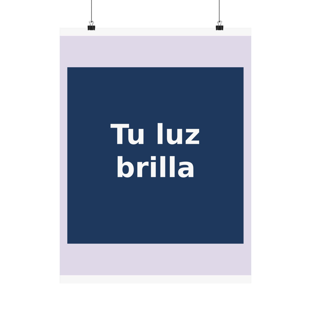 "Tu luz brilla" Black Cat Poster | Trendy Gift for Her | Lifestyle | KayKay Classics