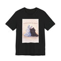 "YOU'RE NEVER TOO MUCH" Black Cat Women Tee | College Girl Gift | Fashion | KayKay Classics
