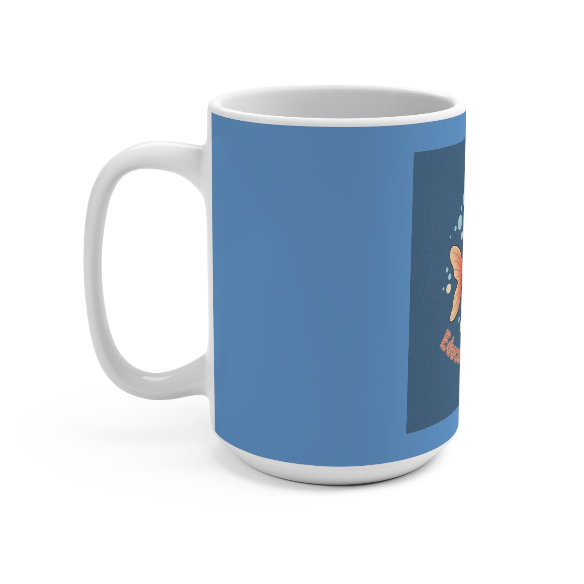 Fish Mug 15oz – Educated and Cute