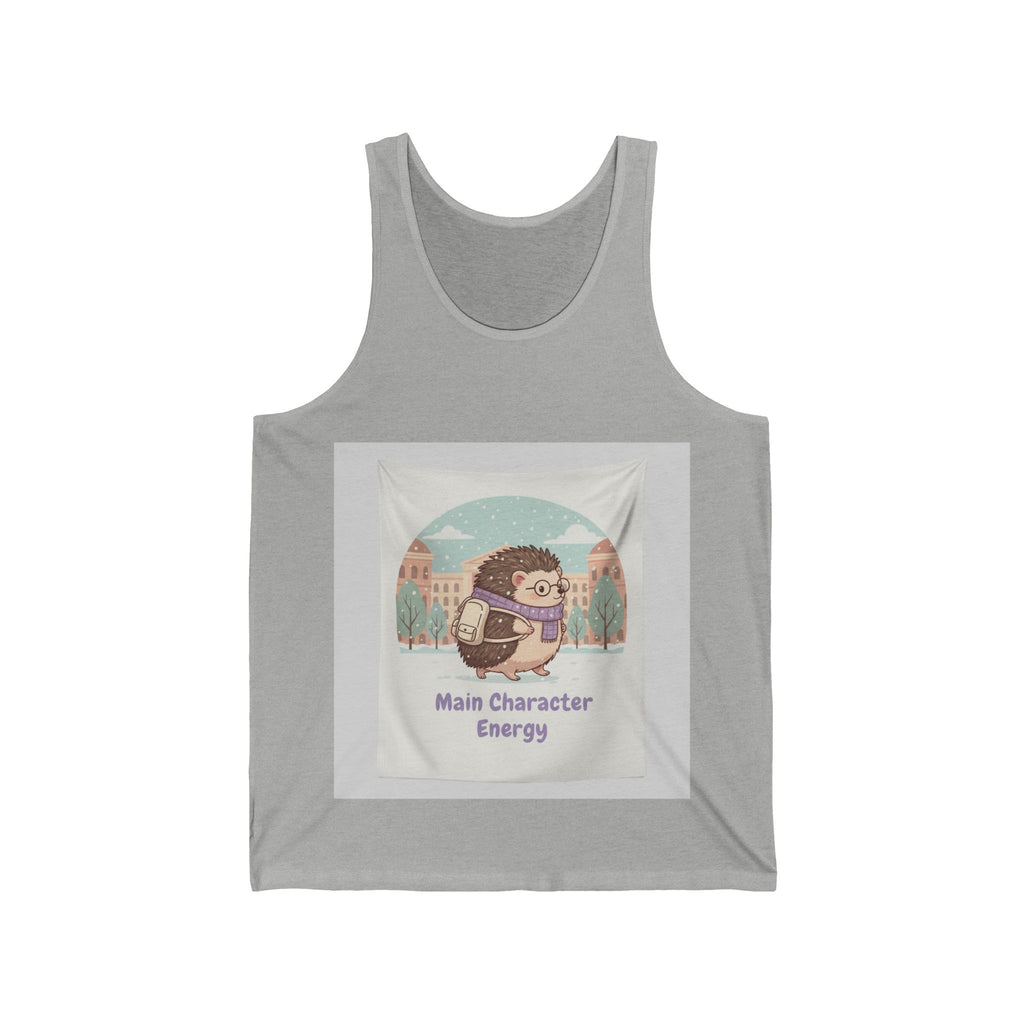 Main Character Energy Hedgehog Tank Top