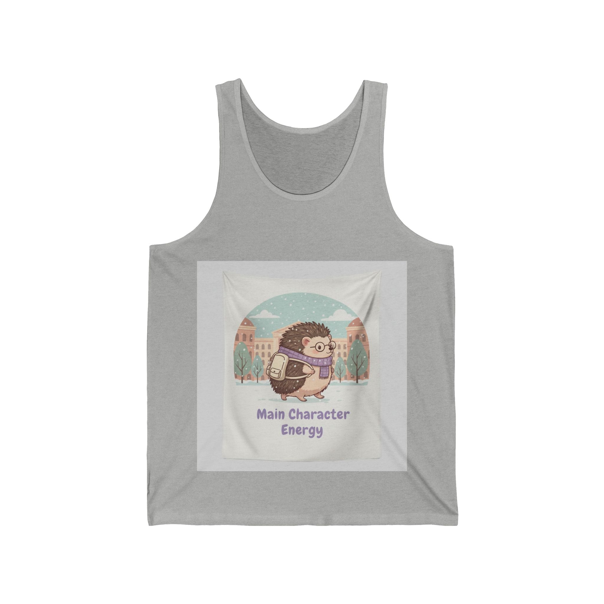 Main Character Energy Hedgehog Tank Top