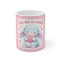 "YOU ARE SO LOVED" Black Cat Mug | Trendy Gift for Her | Drinkware | KayKay Classics