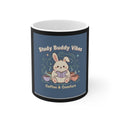 Bunny Mug 11oz – Study Buddy Vibes Coffee Comfort