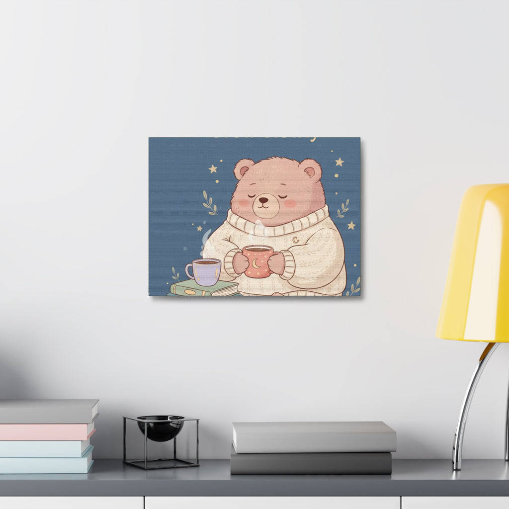 Bear Canvas Print – You Are Allowed to Grow Slowly