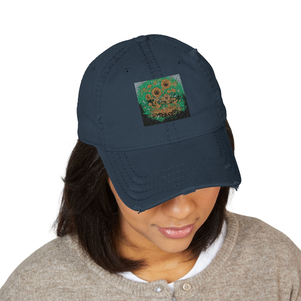 Sunflowers Dad Hat – Bloom at Your Own Pace