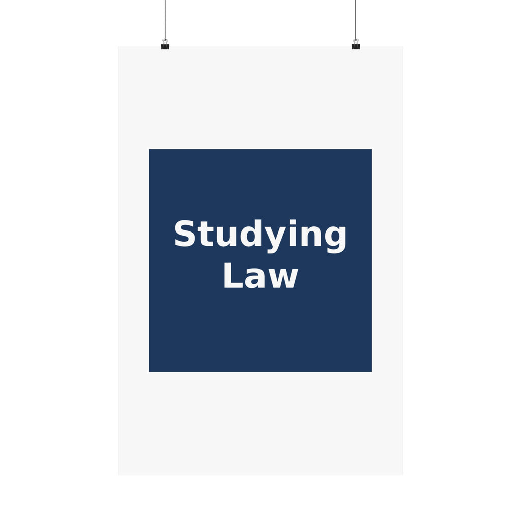 Studying Law - KayKay Poster