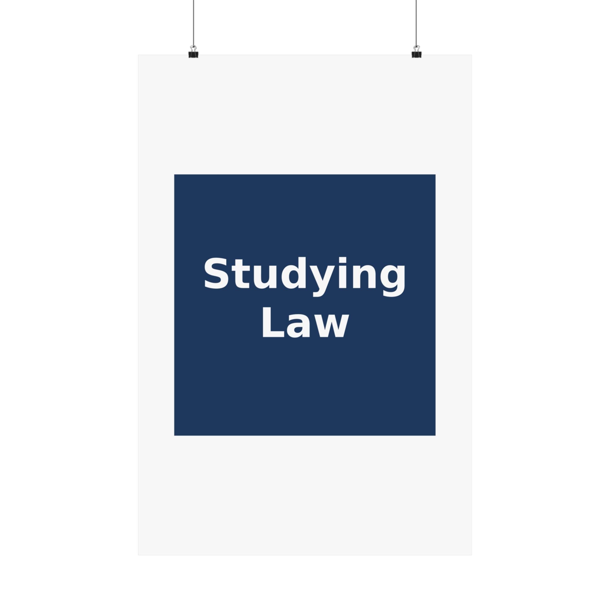 Studying Law - KayKay Poster