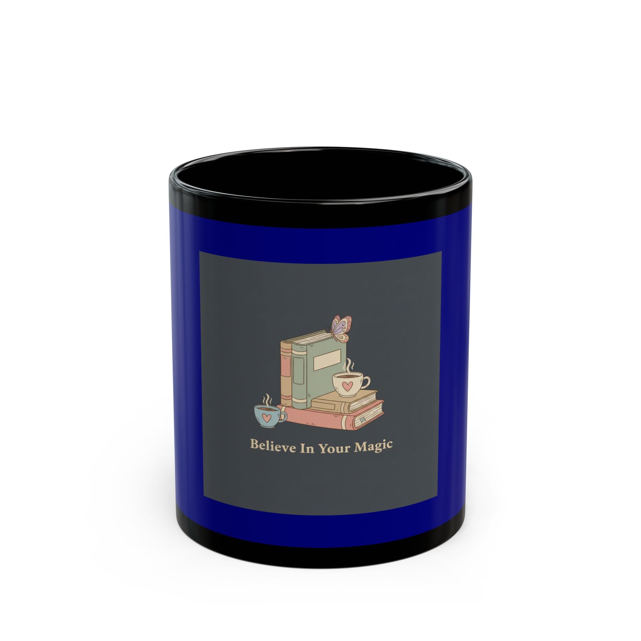 Butterfly Black Mug 11oz – Believe in Your Magic