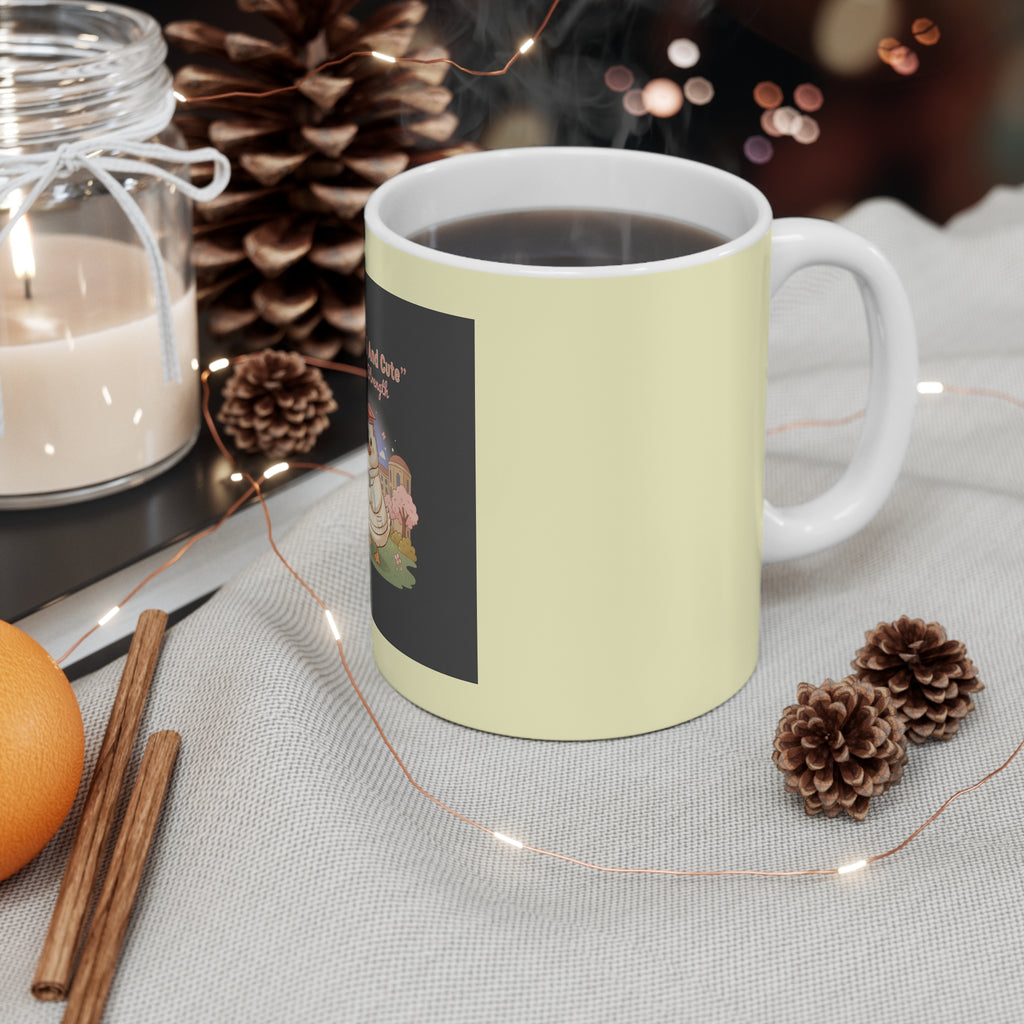 Duck In A Cardigan Mug 11oz – Educated and Cute Gentle Strength