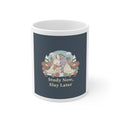 Study Now, Slay Later Bunny, unicorn Mug 11oz