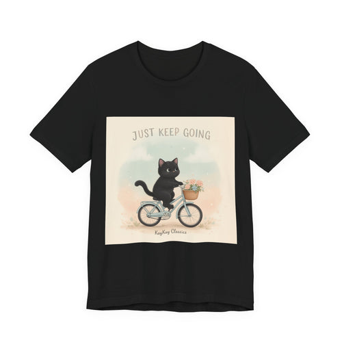 "Design" Black Cat Women Tee | College Girl Gift | Fashion | KayKay Classics
