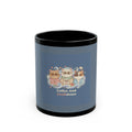 Cats With Glasses Black Mug 11oz – Coffee and Confidence