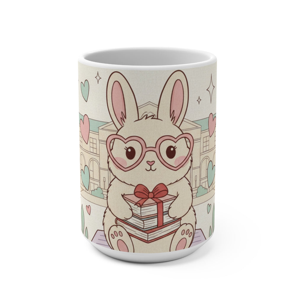 Study Buddy Vibes Rabbit Mug 15oz
