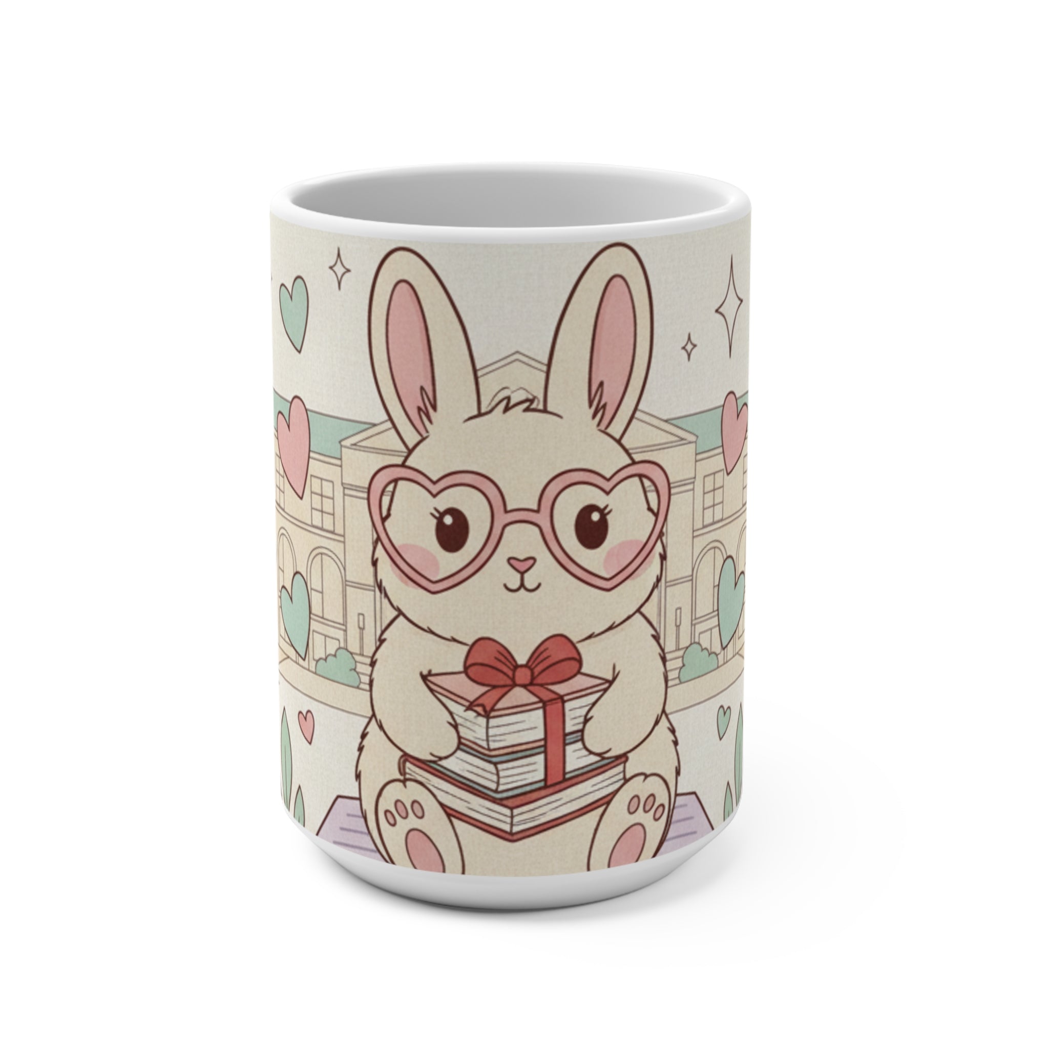 Study Buddy Vibes Rabbit Mug 15oz