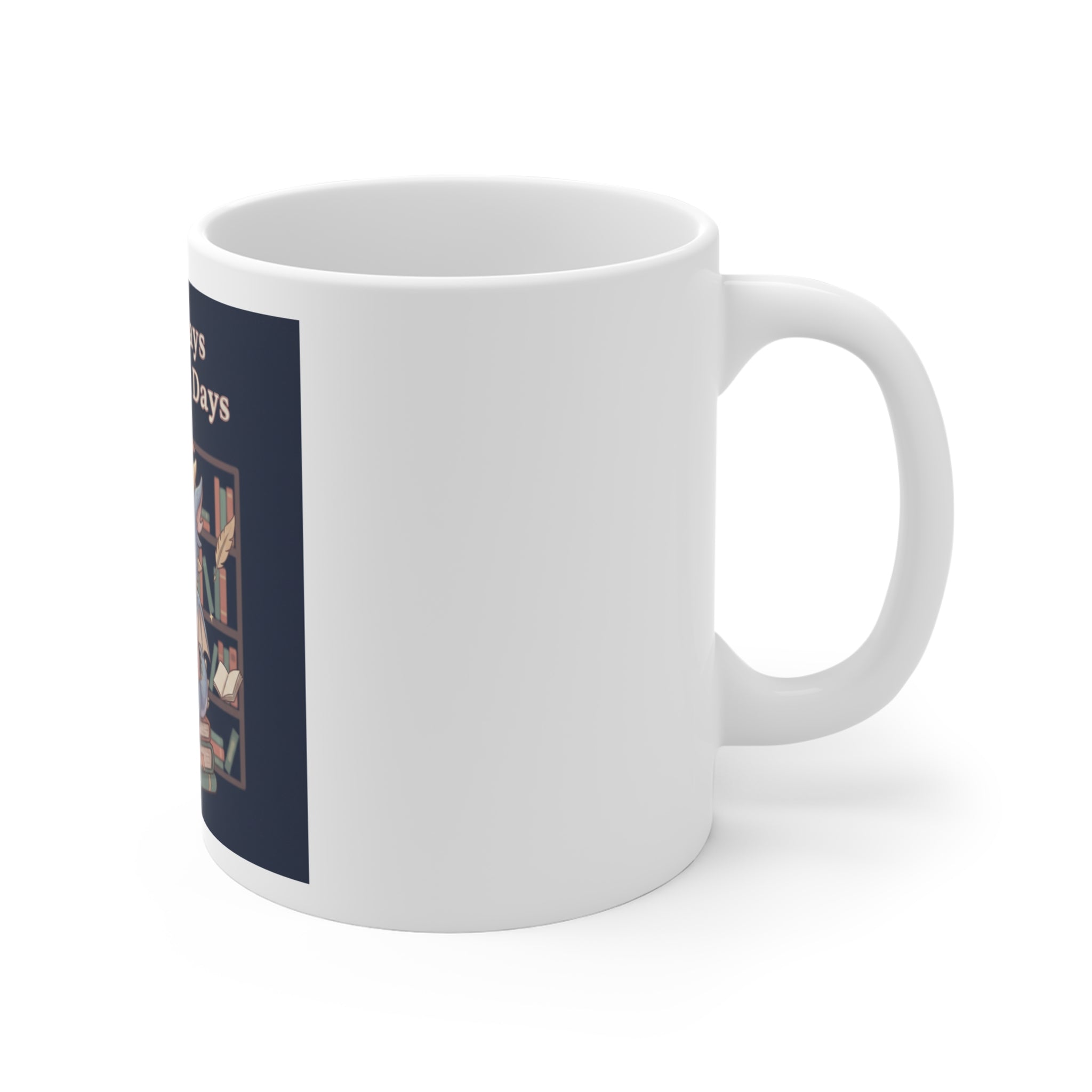 Bunny Mug 11oz – Library Days Are the Best Days