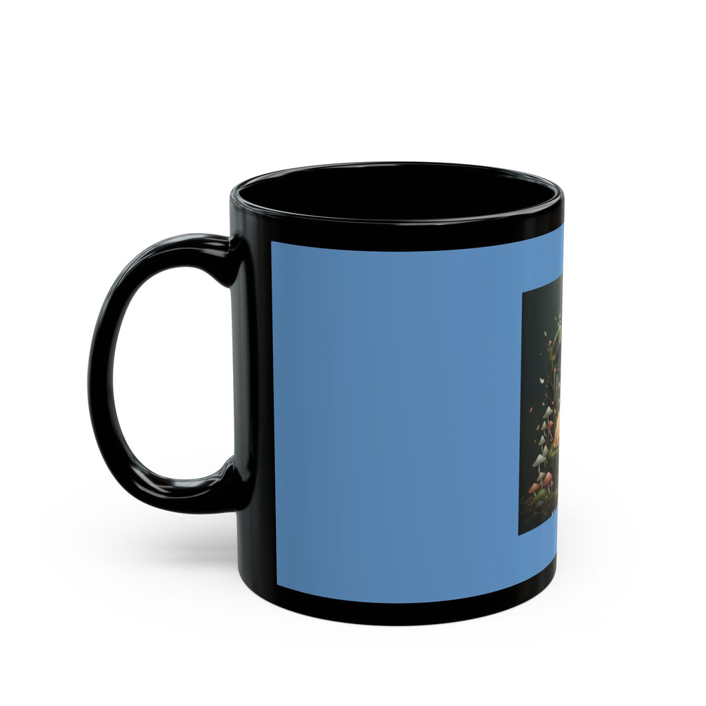 Puppies Black Mug 11oz – Magic Takes Time