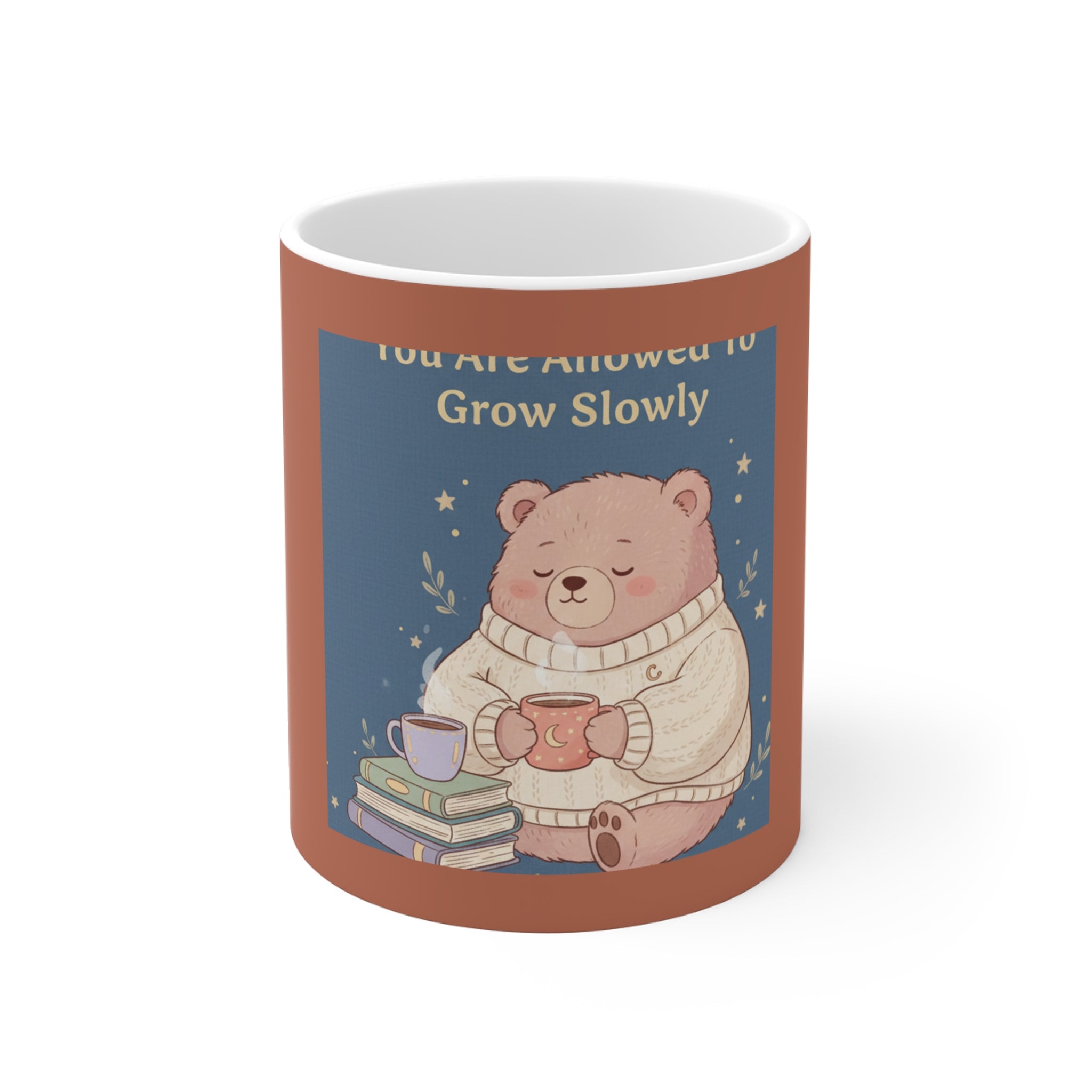 Bear Mug 11oz – You Are Allowed to Grow Slowly