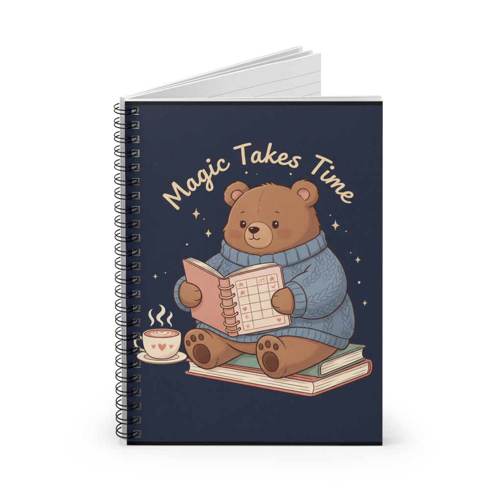 Magic Takes Time Spiral Notebook