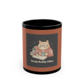 Cat Black Mug 11oz – Study Buddy Vibes