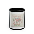 Soft Life Scholar Bird Black Mug 11oz