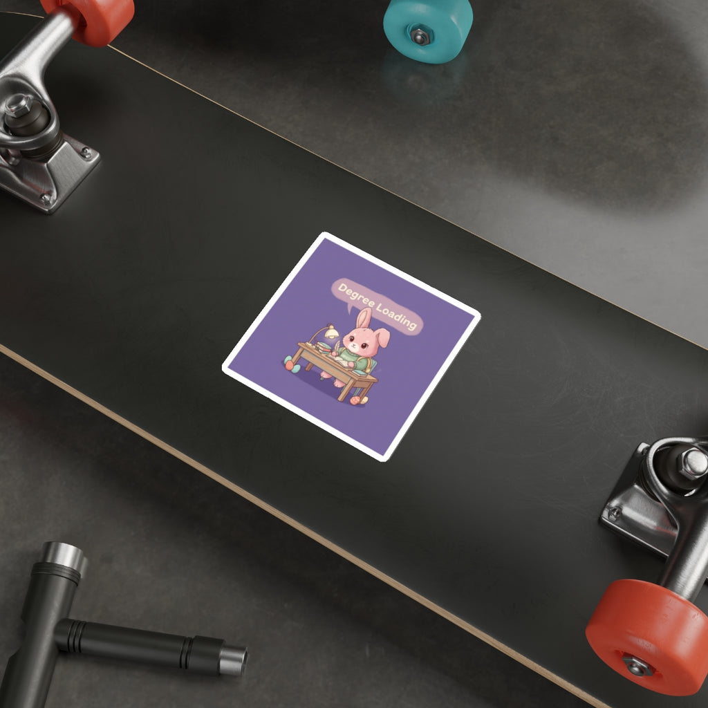 Bunny Die-Cut Sticker – Degree Loading
